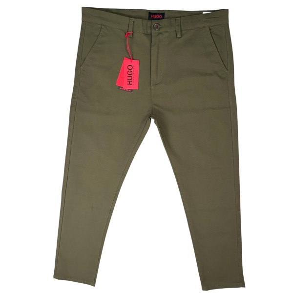 Hogo Boss twill pant olive