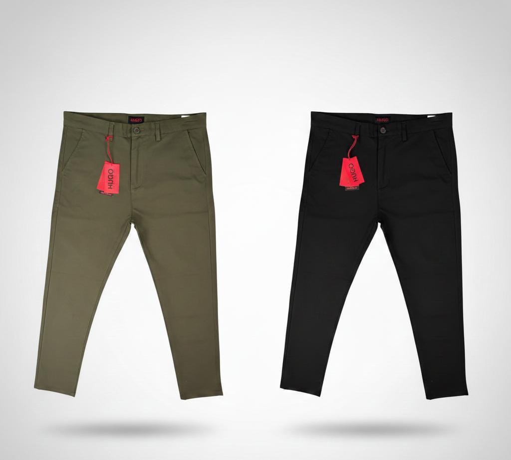 Hogo Boss Twill Pant Black Olive Combo