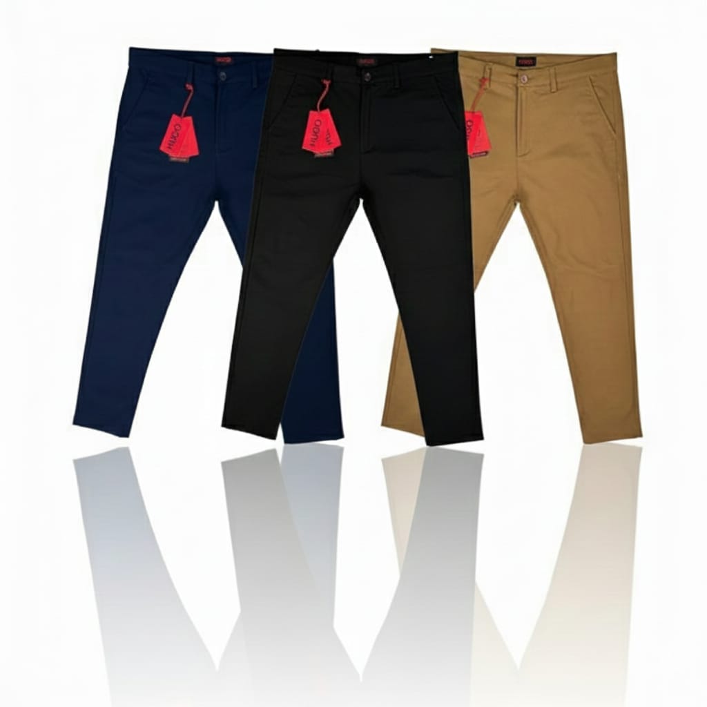 Hogo Boss Twill pant Navy black khaki combo
